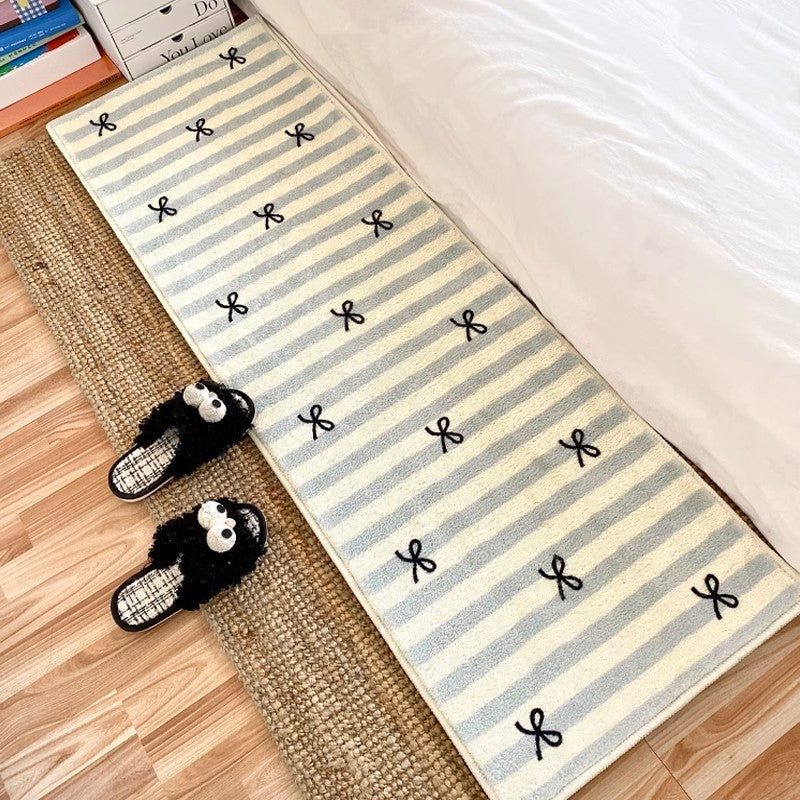 Ins Style Carpet Bedroom Bedside Blanket Long Cute Cartoon Girl Bedside Bedside Mat Room Thickened Bedside Bay Window Mat