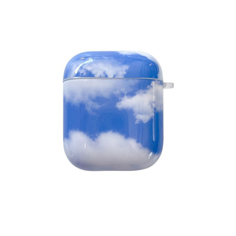Ins New Blue Sky And White Clouds Cute For Apple AirPods Pro Second And Third Generation Earphone Case AirPods123