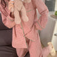 Korean Style Ins Floral Sleepwear Women's Spring Autumn 2022 New Sweet Long Sleeve Long Pants Homewear