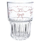 Bolimei Ins Wind Powder Bowknot Glass Girl's Heart Cold Juice Cup Milk Coffee Cup Breakfast Cup