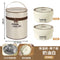 304 small shallow bento box - off-white (two packs + insulation bag)