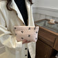 2024 Autumn And Winter New Ins Portable Clutch Bag Women's Fashionable Oxford Cloth Butterfly Printed Large Capacity Cosmetic Bag