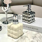 Light Luxury Bathroom Toilet Milk Bottle Liquid Sub-bottle Hand Sanitizer Bottle Shower Gel Shampoo Press Bottle Hotel Home