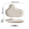 9-inches cloud plate-milk tea color