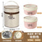 304 light bento box - light red (size size + insulation bag)