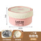 304 small shallow bento box - light red