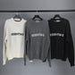 Fear Of God Multi-Line Essentials Trendy Fog Round Neck Sweatshirt With Letters On The Chest