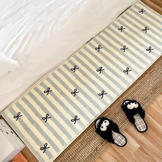 Ins Style Carpet Bedroom Bedside Blanket Long Cute Cartoon Girl Bedside Bedside Mat Room Thickened Bedside Bay Window Mat