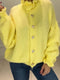Yellow lace sweater cardigan