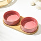 Cat Bowl Cat Food Basin Ceramic Pet Bowl Cat Rice Bowl Drinking Water Integrated Cat Water Bowl Anti-knock Products