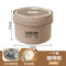 304 large light bento box-milk tea color