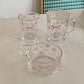 Bolimi Original French Rose Glass Cup Bow Flower Cold Extract Cup Girl Milk Cup Coffee Breakfast Cup