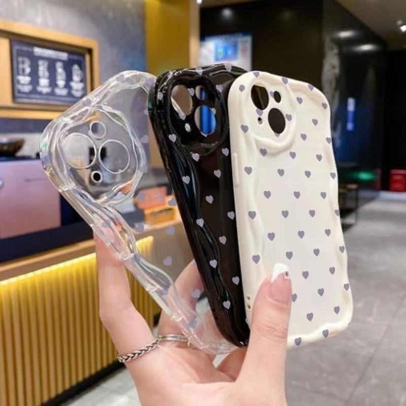 Full Screen Purple Love Iphone16 Phone Case Apple 15 New 14pro Japan/South Korea 13/12 Explosions 11