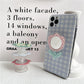 Tulip Flower Mirror Acrylic Drop Transparent Airbag Bracket Back Sticker Support Mobile Phone Ring Buckle