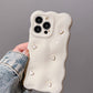 Japanese And Korean Milk White Bubble Love IPhone15 Phone Case Apple 14promax Simple 13 Female 12 Soft 16