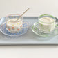 New Products Will Enter The Summer Glass! Ins Style Korean Coffee Cup And Saucer French Afternoon Scented Tea Premium Sense Cup